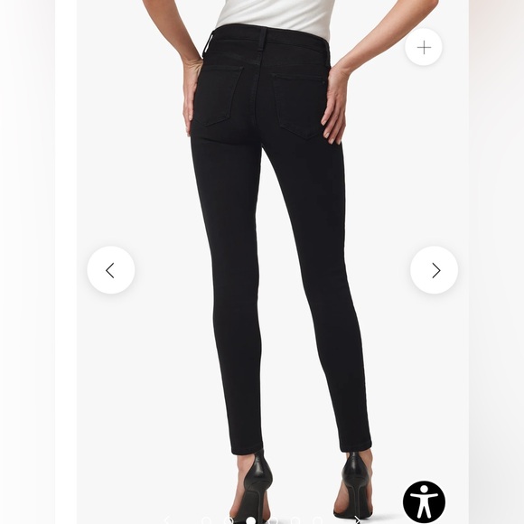 Joe's Jeans Black High Rise Skinny - Picture 2 of 7